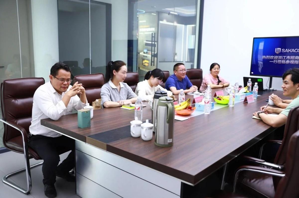 湖南省洪江市政府派駐浙江招商專班赴板川電器考察調研！